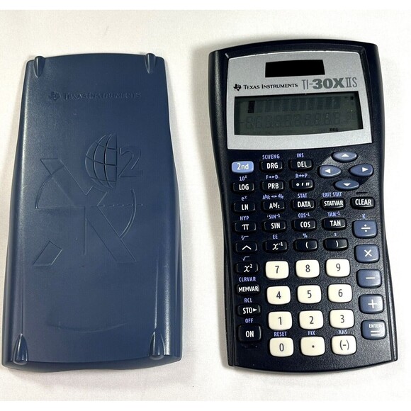 Texas Instruments Ti-30x IIS Solar Scientific Calculator Handheld With Cover - Picture 1 of 8